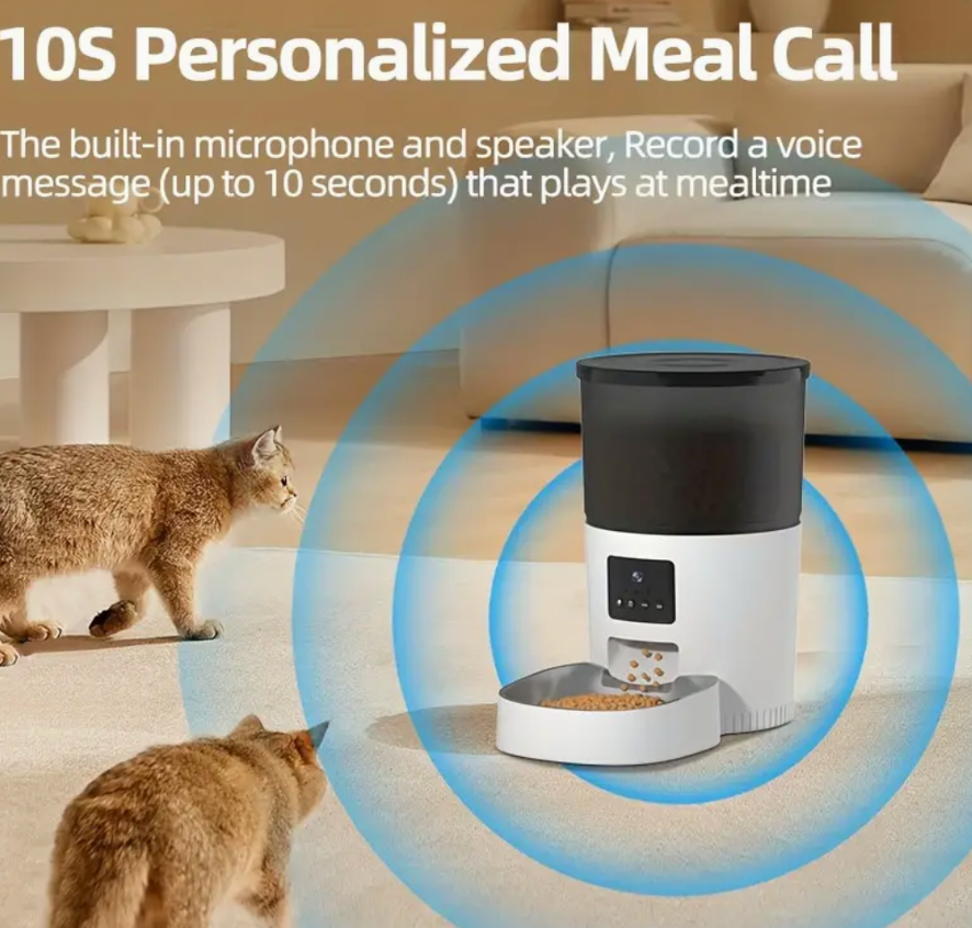 Automatic pet feeder with camera