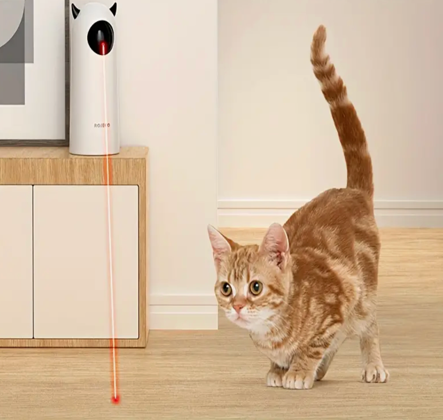 Automatic pet laser light