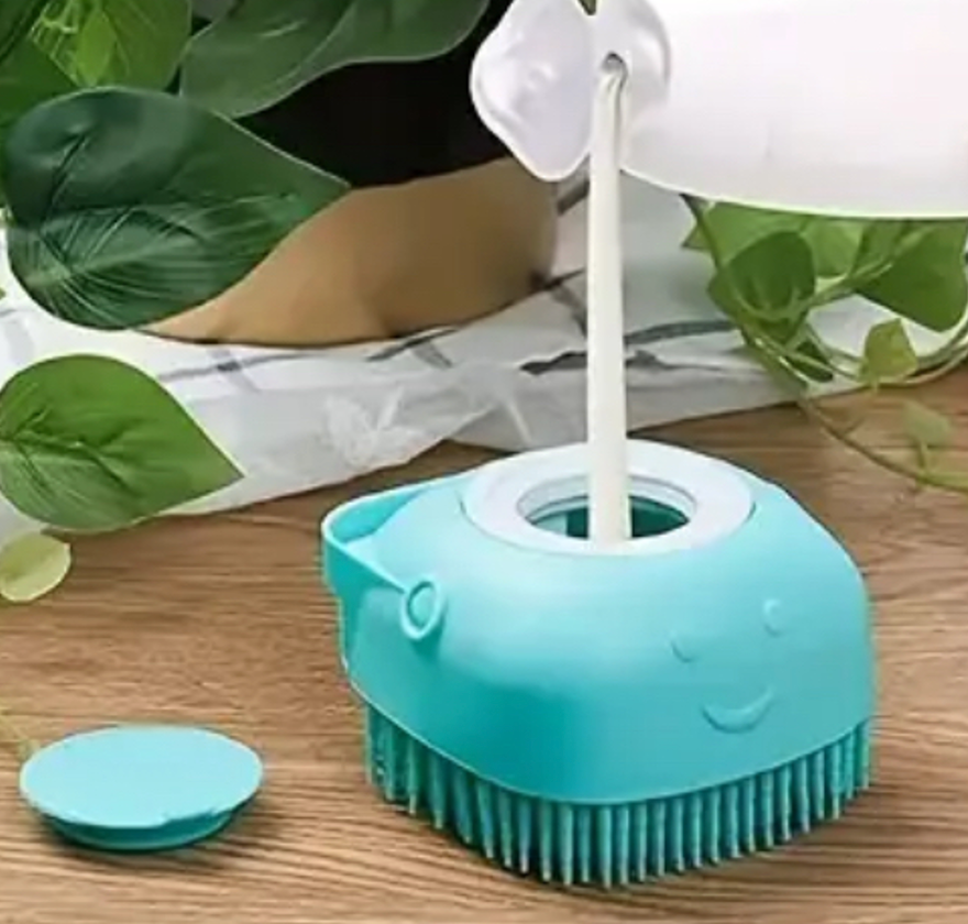 Washing and massage soap brush